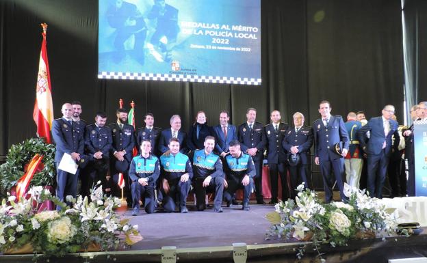 Medallas de Plata para seis agentes de la Policía Local de Palencia