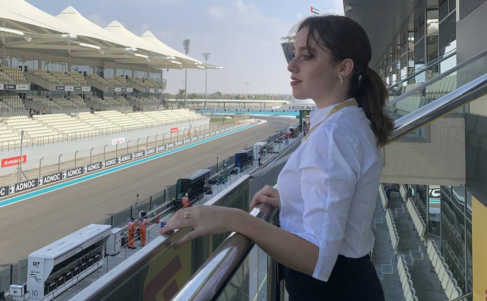 Una palentina al servicio de la Fórmula 1 en Abu Dabi