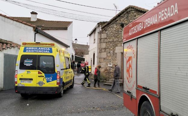 Trasladado a Valladolid el herido por la explosión de una bombona en Ávila