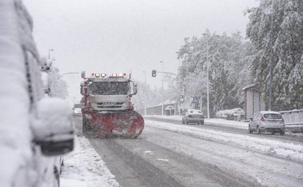 Alerta amarilla este domingo por nieve en tres provincias de Castilla y León