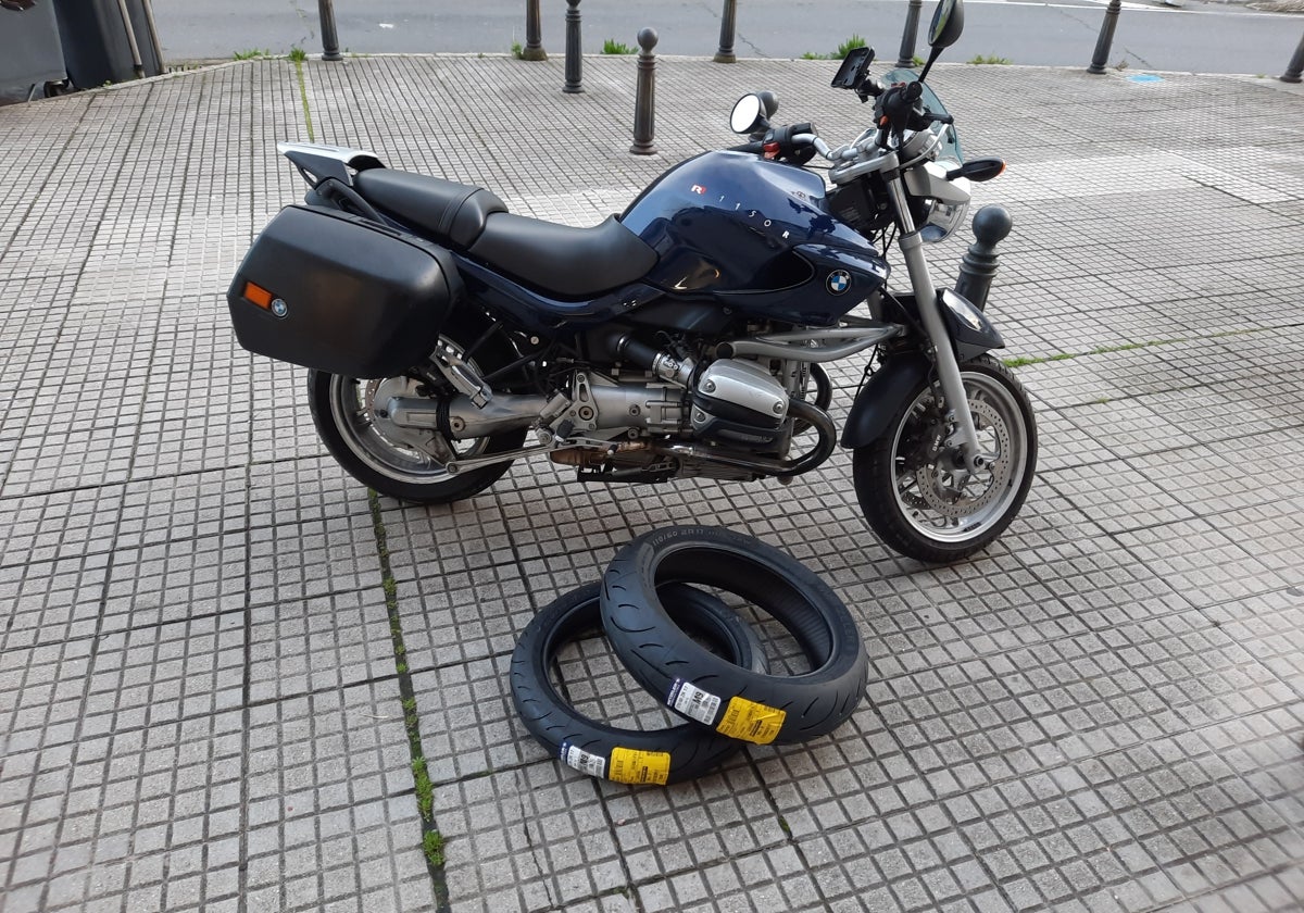 Cómo mejoran unos neumáticos modernos una moto de más de 20 años