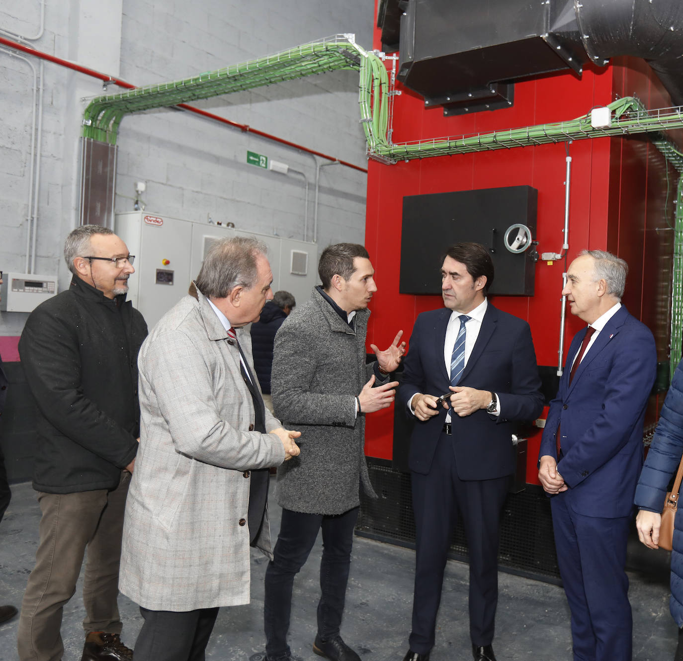 El campus de Palencia estrena caldera de biomasa