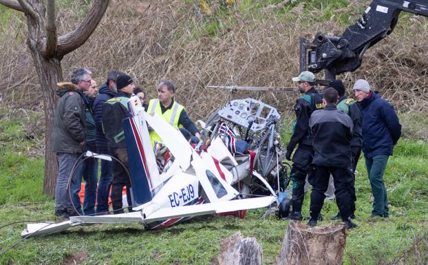 Trasladan a Madrid el ultraligero siniestrado para su investigación por parte de Aviación Civil