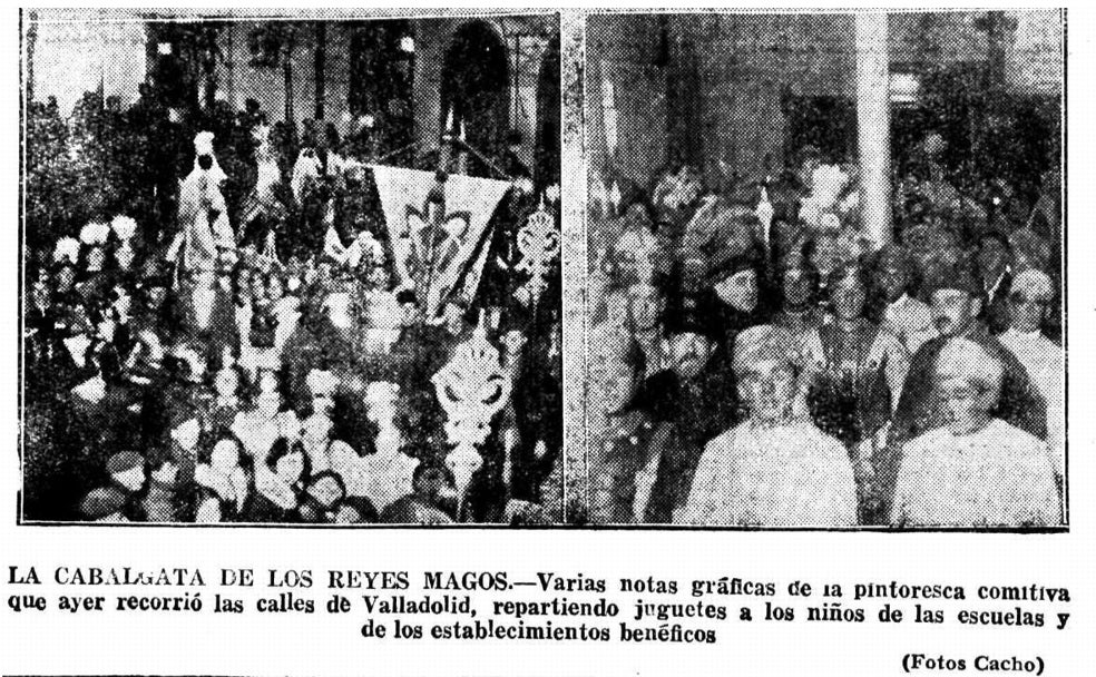 Así fue la primera cabalgata de los Reyes Magos de Valladolid