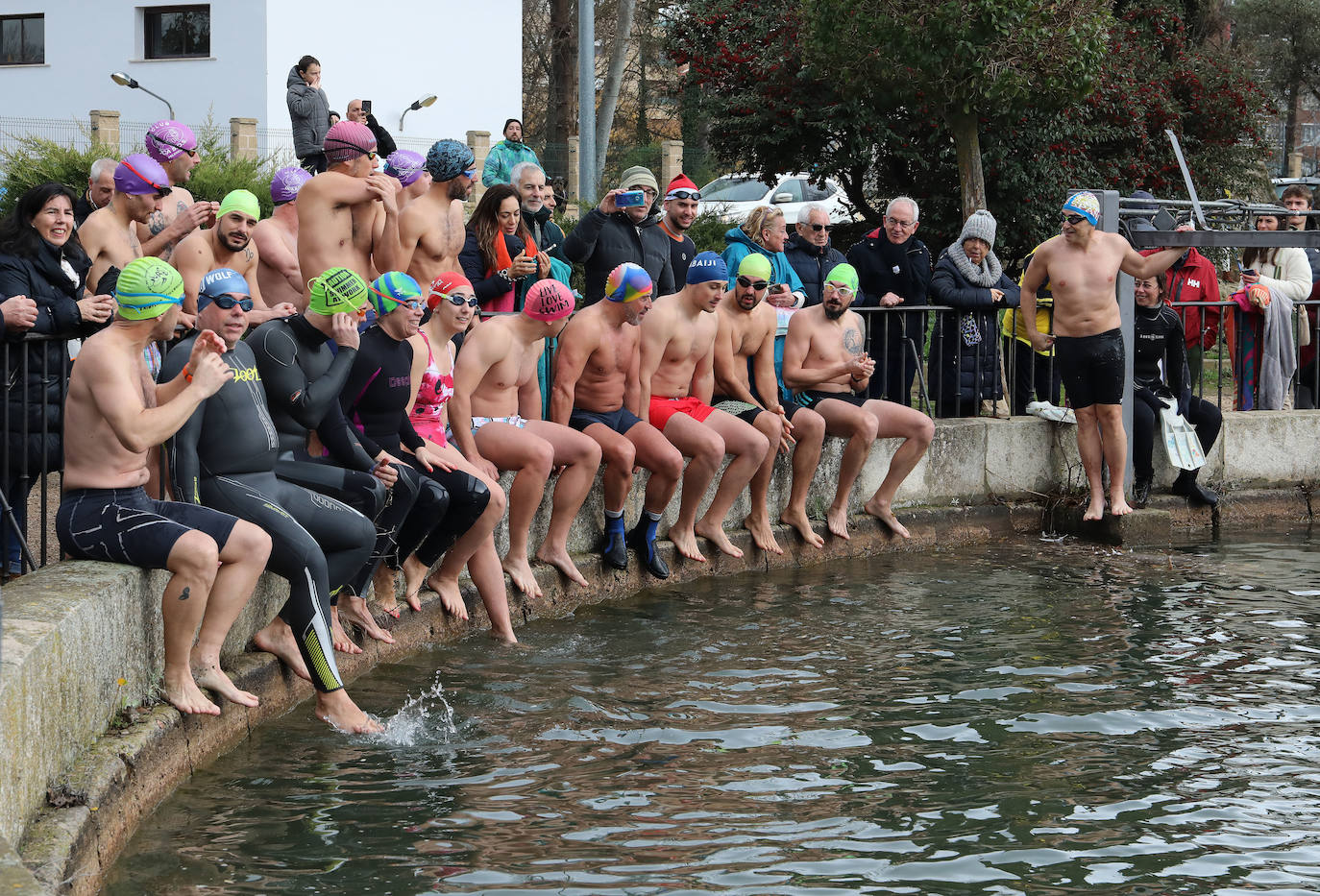 A prueba de valientes en la Dársena del Canal en Palencia