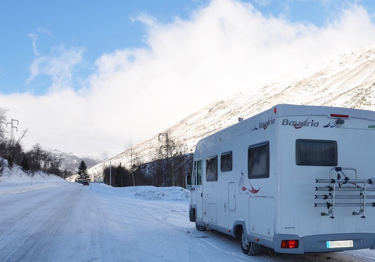 Viajar en autocaravana en invierno con seguridad