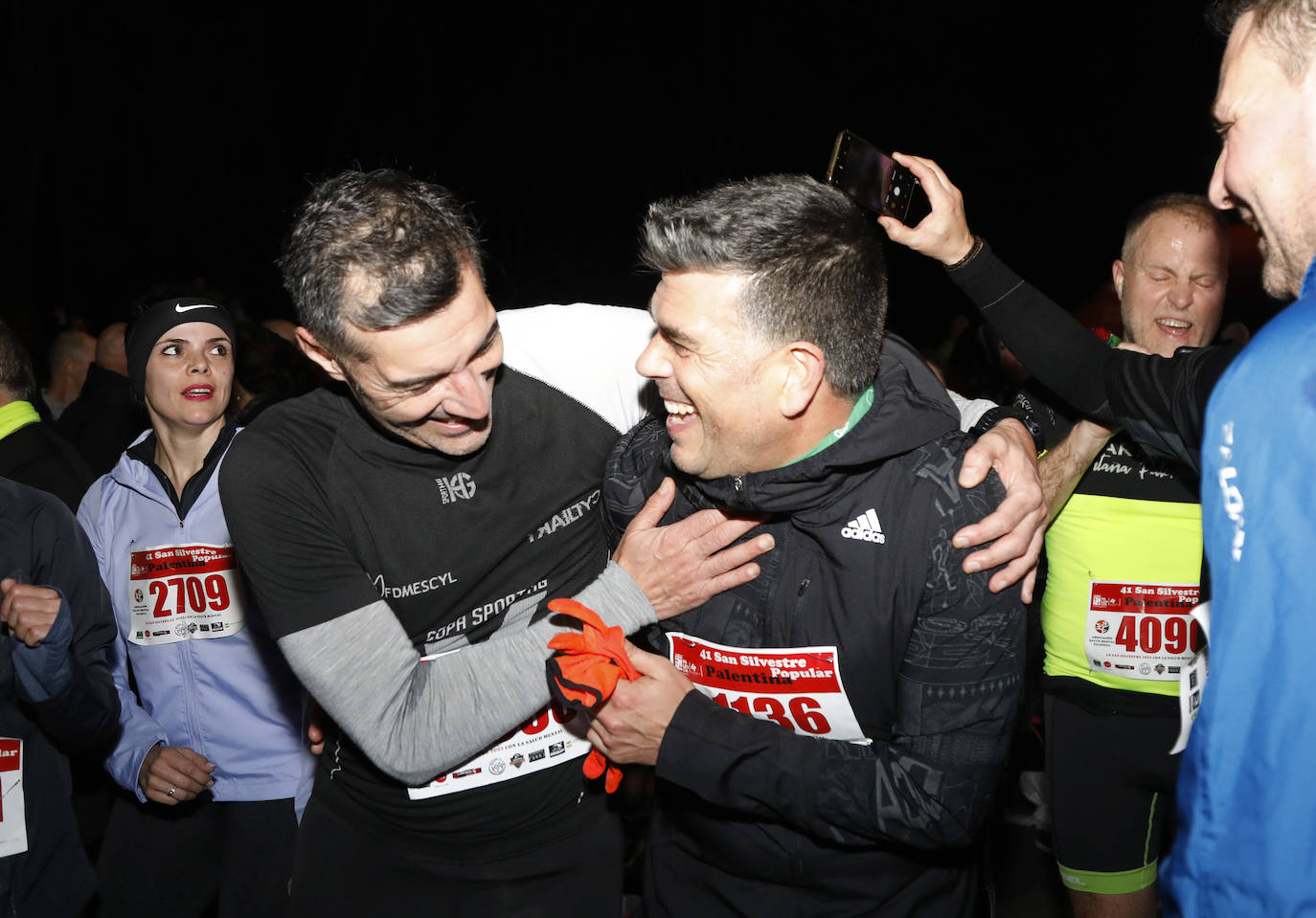 Llegada de la San Silvestre Palentina