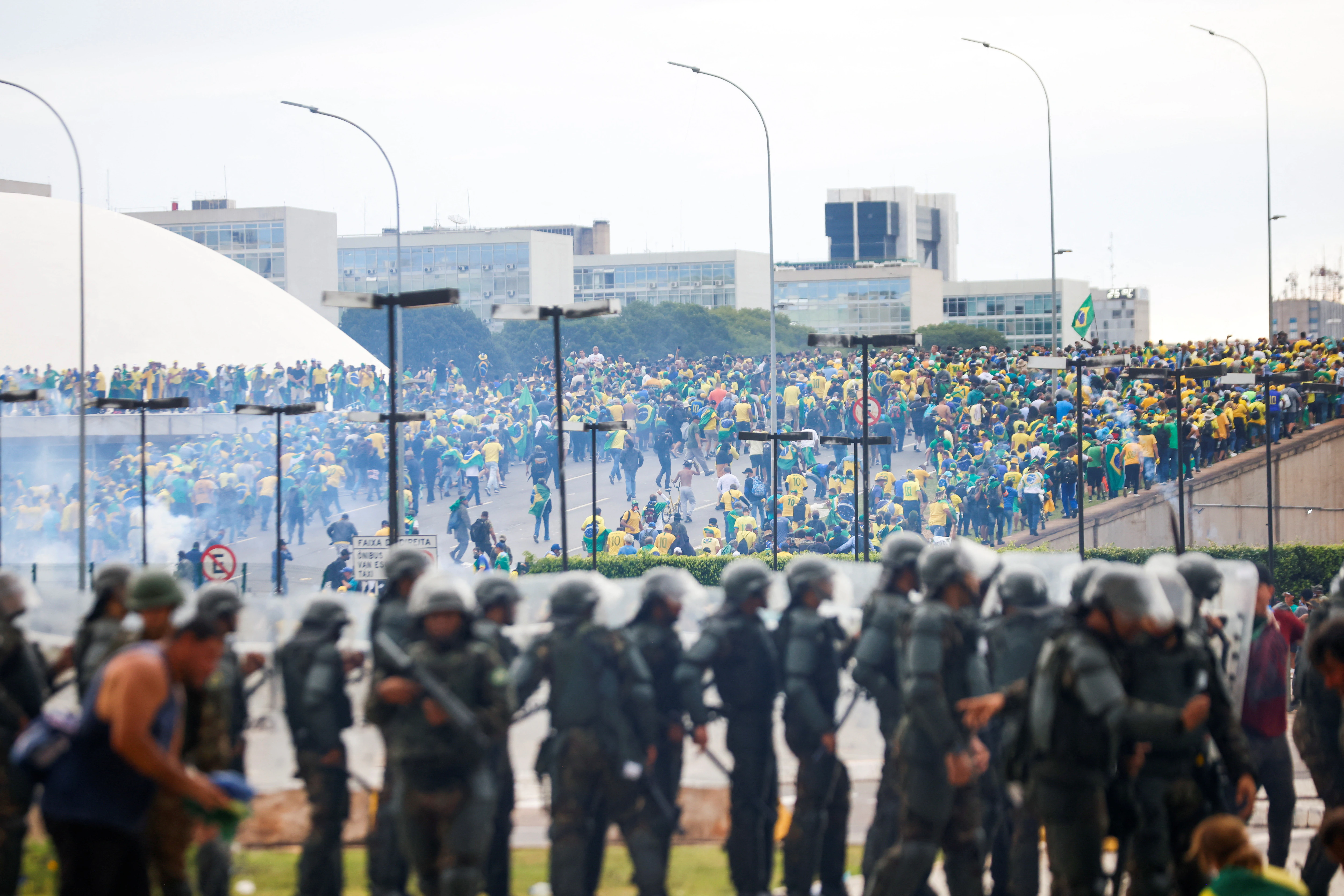 Las imágenes del asalto bolsonarista en Brasil
