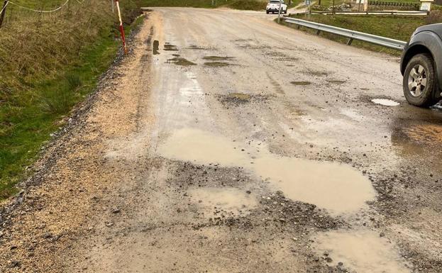 Las obras de la CL-627 a Piedrasluengas implican la construcción de un puente provisional en Cervera