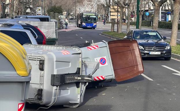 El vendaval causa más de cuarenta incidencias en Valladolid