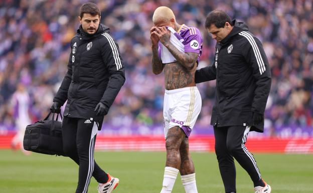 Kenedy, más de dos meses de baja en el Real Valladolid