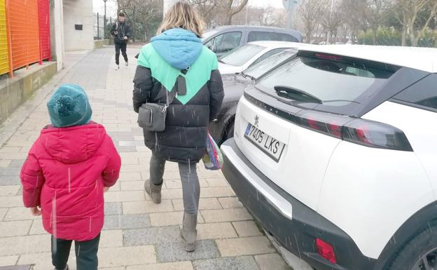 El temporal deja una tímida y fugaz nevada en Valladolid