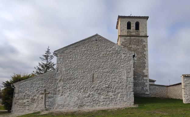 Descubren un arco mudéjar en la iglesia de Dehesa de Cuéllar