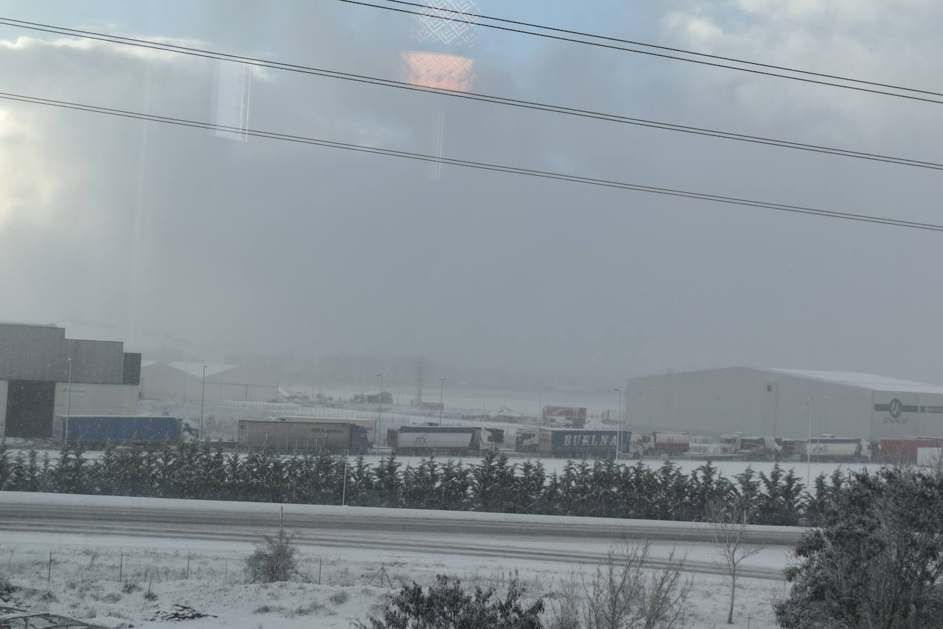 Segunda nevada en 2023 en la provincia de Palencia