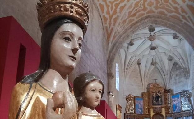 La 'Virgen del Castillo' de Autillo se expone temporalmente en Becerril