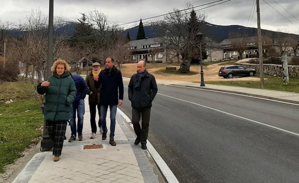 Culmina la reforma de la travesía de Valsaín tras una inversión de 261.000 euros