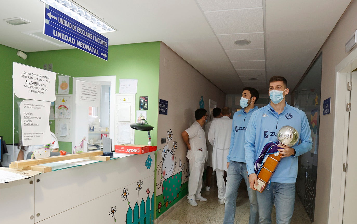 La Copa Princesa visita la sede de Zunder, Maristas y el Hospital Río Carrión