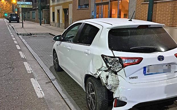 Interceptado un conductor ebrio que golpeó a un coche y huyó en Valladolid