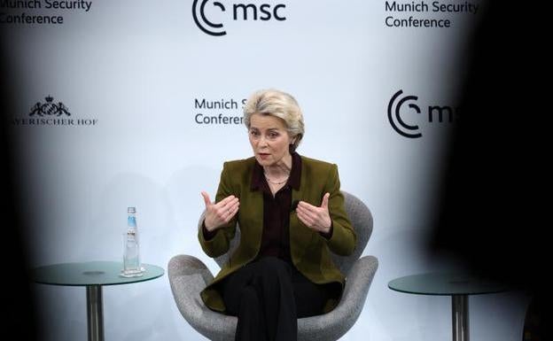 Von der Leyen aboga por «mantener el apoyo masivo» a Ucrania frente al «plan imperialista» de Putin