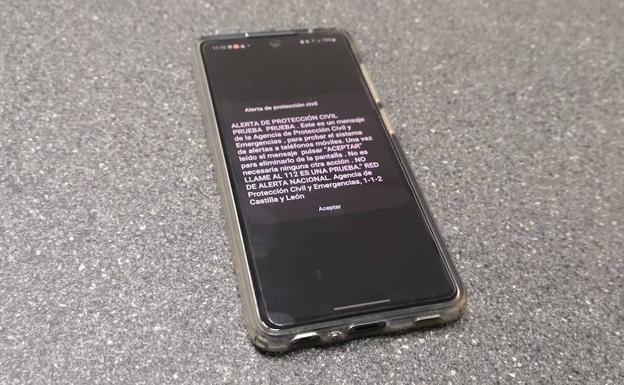 Ya está operativo el sistema de alertas de emergencia a los teléfonos móviles