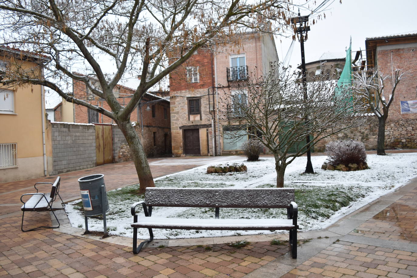 La nieve regresa a Palencia