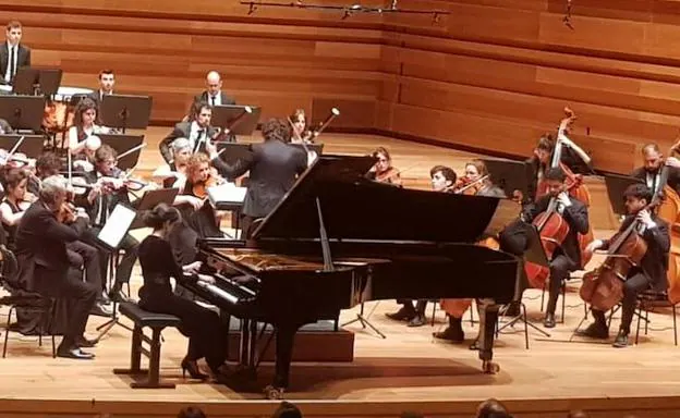 Alba Ventura triunfa con la Schubert Filharmonia en Valladolid