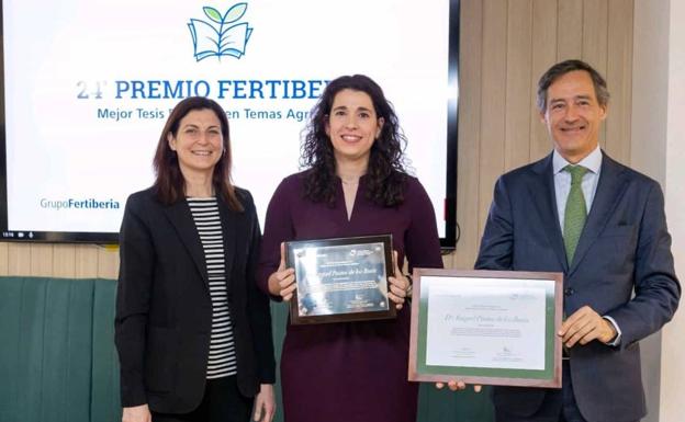 La palentina Raquel Pastor, premiada por un estudio de biofertilización