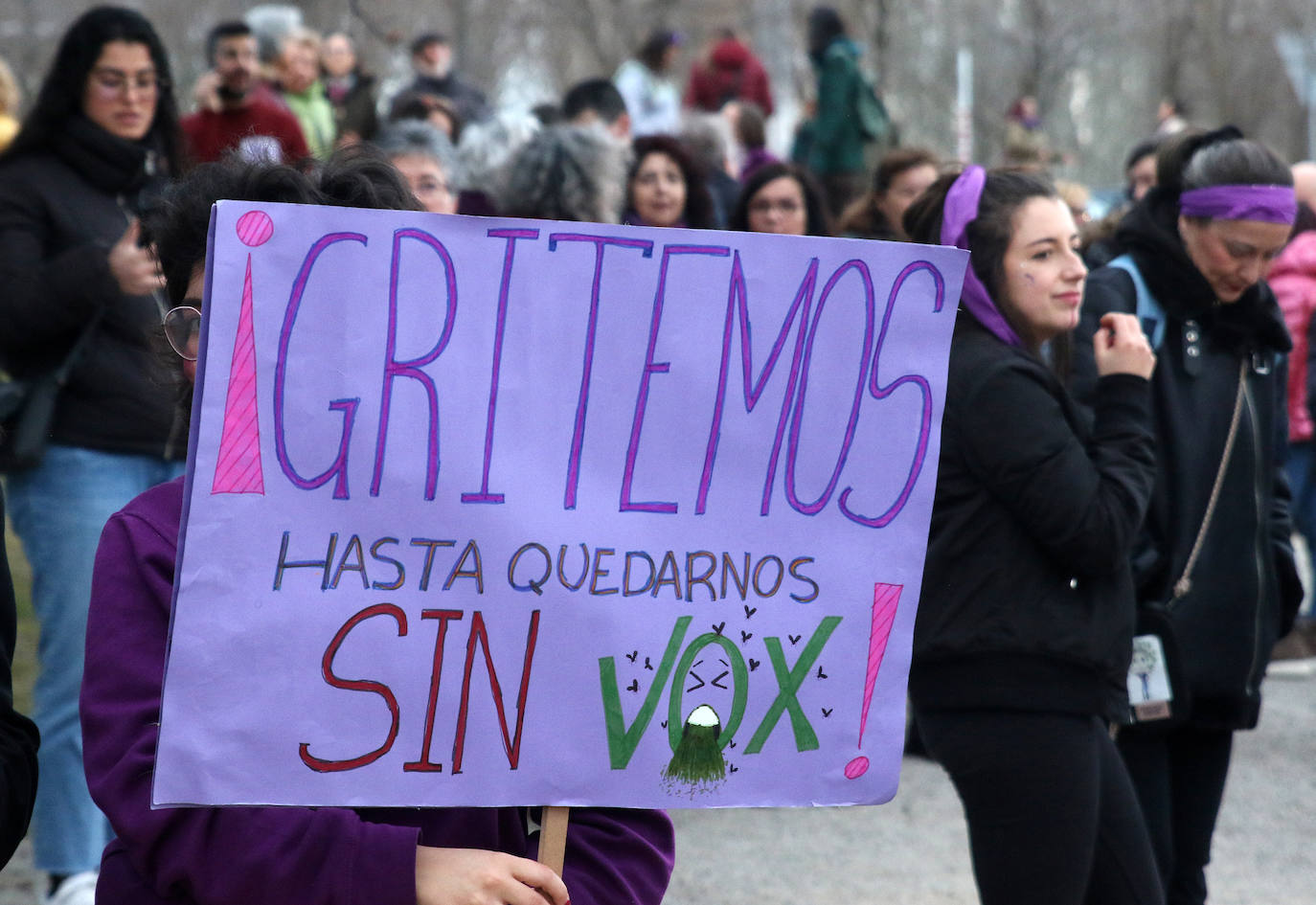 Segovia sale a la calle para reivindicar los derechos de las mujeres