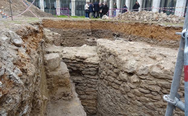 Valladolid bucea en sus orígenes con el hallazgo de un tramo intacto de su muralla medieval