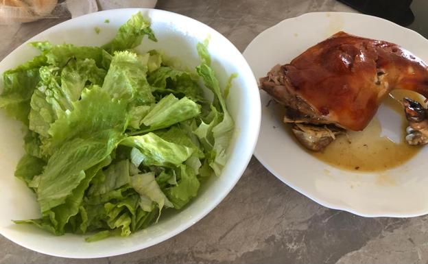 Crujiente tostón asado en el horno convencional