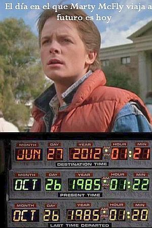 Marty McFly no viajó ayer al futuro