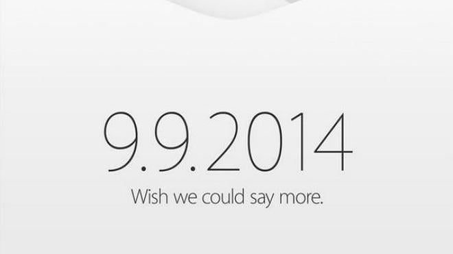 Apple presentará nuevos productos el 9 de septiembre