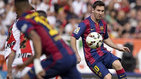 Messi y Neymar, en un minuto