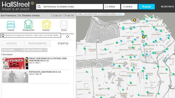 HallStreet, el planificador de ocio para viajes