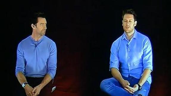 'Chappie' se presenta a la prensa en hologramas
