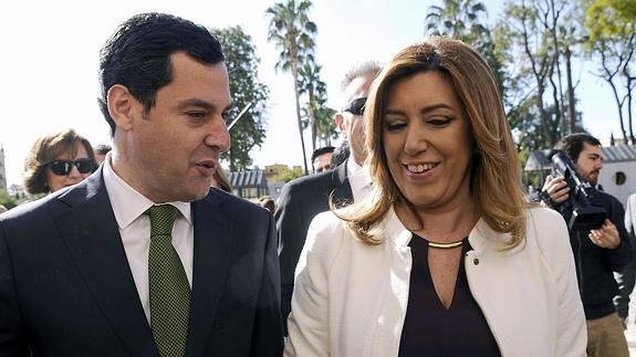 Díaz afea a Rajoy que vuelva de «dominguero» a Andalucía