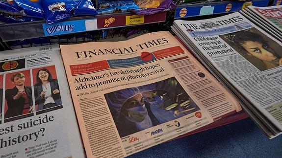 Pearson anuncia la venta del 'Financial Times' al periódico japonés Nikkei