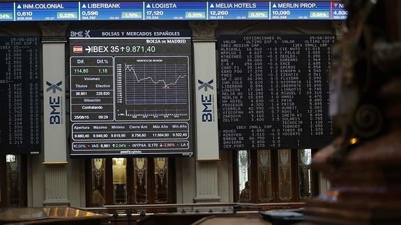 Una sesión de ida y vuelta roba al Ibex-35 los 10.000 puntos