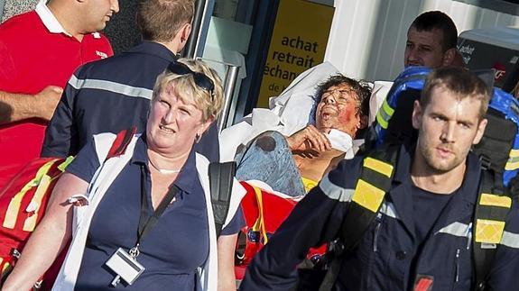 Trasladan a comisaría a los padres y la hermana del asaltante del Thalys