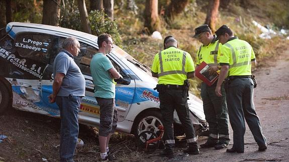 El piloto del rally coruñés «no supo lo que hizo hasta que se bajó del coche»