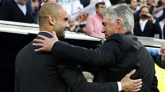 Guardiola da la alternativa a Ancelotti