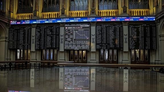 El Ibex, por debajo de los 9.200 y en mínimos desde 2013