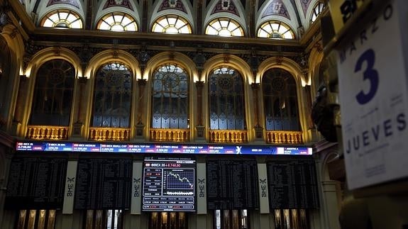 El Ibex-35 recupera los 8.800 puntos