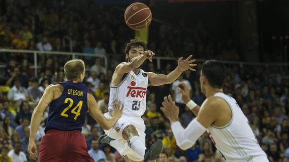 El Madrid asalta el Palau