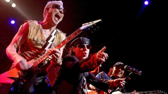 Scorpions inaugura el Muro de la fama del Barclaycard Center