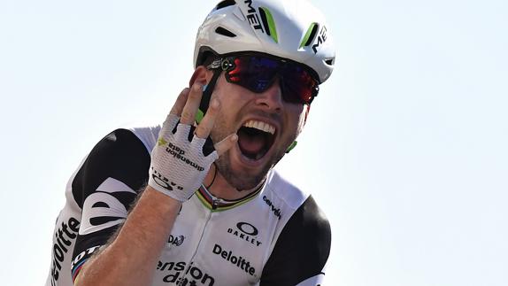 Cuatro dedos de Cavendish y uno de Degenkolb