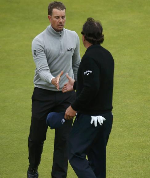 Lucha de titanes entre Stenson y Mickelson