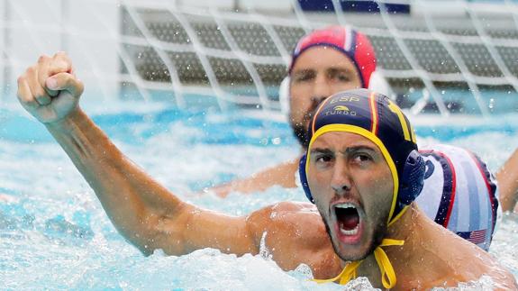 Triunfo español ante Estados Unidos en la piscina