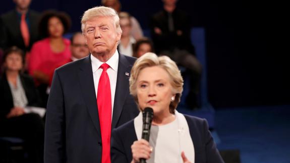 Trump recupera el paso en el segundo debate