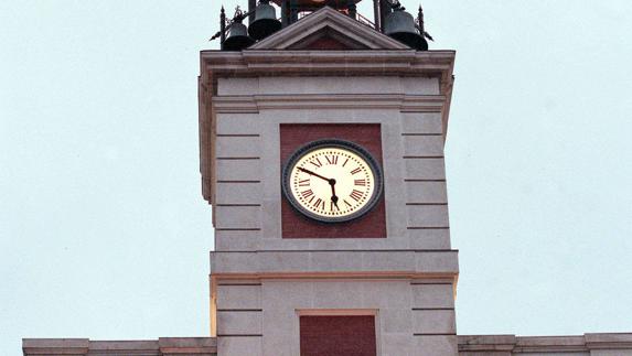 reloj puerta del sol hora